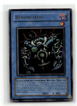 YU-GI-OH!! BIP-S001 Renounced (Relinquished) SPANISH Ultra Rare 1st Edition NM - Image 1