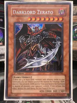 Darklord Zerato PTDN-EN081 Phantom Darkness-1st Edition - Light Play - Image 1