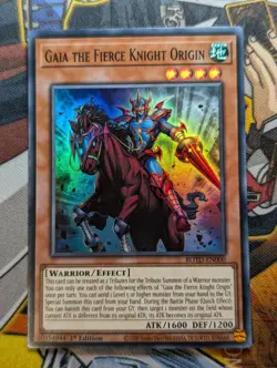 Gaia the Fierce Knight Origin ROTD-EN000 Super Rare - Image 1