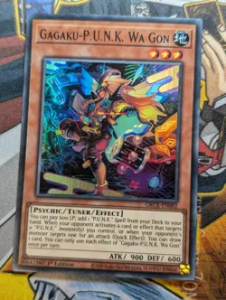 Yu-Gi-Oh! - Gagaku-P.U.N.K. Wa Gon - GRCR-EN002 - Super Rare - Image 1