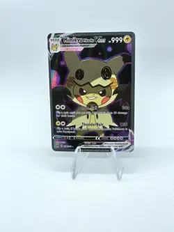 PIKACHU POKEMON MIMIKYU PIKA CARTE CARD HOLO PRISM FLASH FOIL MANGA ANIME 29/55 - Image 1