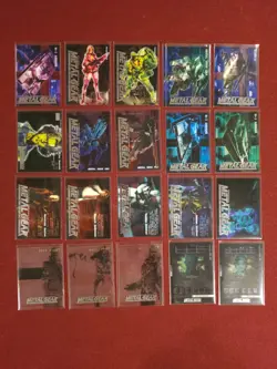 Metal Gear Solid Trading Card Lot, 21 Turtle (Silver Variant) - Image 2