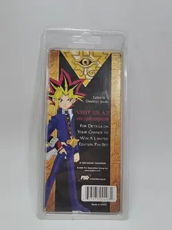 Yugioh ! Collectible Trading Pin & Key Tag Chain Red Eyes Black Dragon 2002 - Image 2