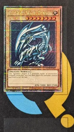 MP24-EN001 Blue-Eyes White Dragon Quarter Century Secret Rare 1st Ed YuGiOh - Image 1