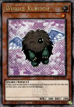 Winged Kuriboh - Quarter Century Secret Rare 1st Ed. MP24-EN017 - NM - YuGiOh - Image 1