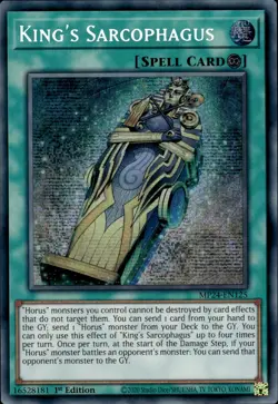 King's Sarcophagus - Prismatic Secret Rare 1st Edition MP24-EN125 - NM - YuGiOh - Image 1