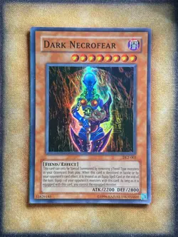 Yugioh Dark Necrofear DL2-002 Super Rare LP - Image 1