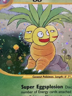 Exeggutor H10/H32 Aquapolis Holo Rare E-Reader Pokemon Card Partial Swirl - Image 3