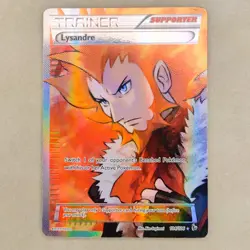 Pokemon XY Flashfire Lysandre Full Art Ultra Rare Card 104/106 HP Heavily Played - Image 1