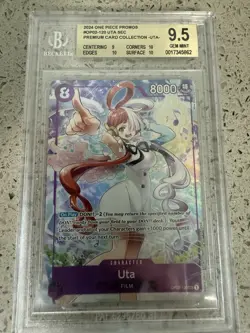 Uta - OP02-120 SEC BGS 9.5 (Premium Card Collection -Uta-) - Image 1