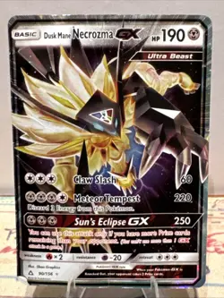 Pokemon TCG Dusk Mane Necrozma GX Ultra Prism Card 90/156 - Image 1
