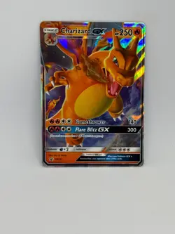 Pokemon Card Charizard GX SM211 Black Star Promo HOLO RARE - NM - Image 1