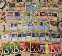 Huge Collection 50 Base Set Shadowless Pokemon Cards Lot LP Some Holo 1s Edition - Image 1