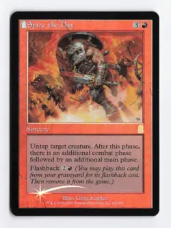 Seize the Day Foil Rare 2001 Magic the Gathering MTG Odyssey Card 220/350 LP - Image 1