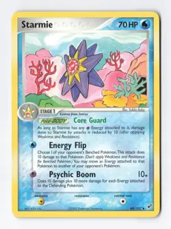 Starmie 48/107 Regular Uncommon EX Deoxys Series Vintage Pokemon TCG Card NM - Image 1