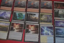 MTG 16x non basic lands magic card lot MP - Image 1