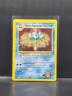 Misty's Tentacruel 10/132 Holo Rare Gym Heroes Pokemon Card - Image 1