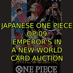 Japanese One Piece TCG: OP-09 (Emperor's in a New World) CARD LOT - Image 1