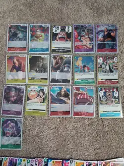Japanese One Piece TCG: OP-09 (Emperor's in a New World) CARD LOT - Image 3
