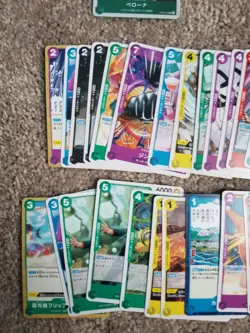 Japanese One Piece TCG: OP-09 (Emperor's in a New World) CARD LOT - Image 4