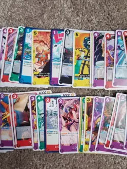 Japanese One Piece TCG: OP-09 (Emperor's in a New World) CARD LOT - Image 5