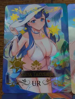 BEAUTIFUL 15 Goddess Story Card Lot - Anime Girls Waifu Rikka Shinobu Miku Iori - Image 4