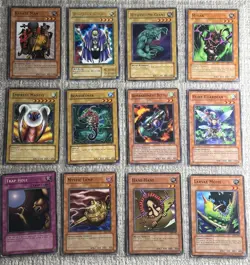 Lot Of 12 Yu-Gi-Oh Cards - Vintage 1996 - LP/MP/HP - Image 1