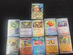 Pokemon TCG Prismatic Evolutions Pokeball Lot Of 11 Cards And Ex - Image 1
