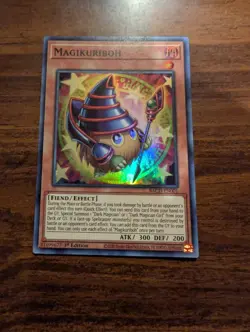 Yugioh Trading Card: Magikuriboh BACH-EN001 Super Rare 1st Ed NM - Image 1