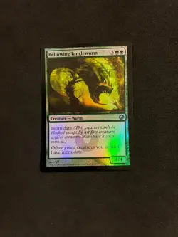Bellowing Tanglewurm FOIL [Scars of Mirrodin] Magic MTG Cards NM/LP - Image 1