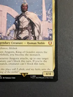MTG Card - 1x Aragorn King of Gondor - NM Pack Fresh LOTR Tales of Middle Earth - Image 4