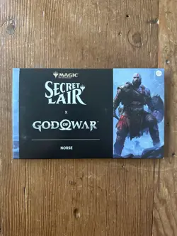 Secret Lair x God of War Norse Non Foil Edition Playstation Superdrop MTG Sealed - Image 1