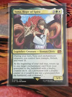 Yuna, Hope Of Spira Mtg Final Fantasy Magic The Gathering - Image 3