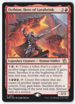 Orthion, Hero of Lavabrink R March of the Machine 334 NM - Image 1
