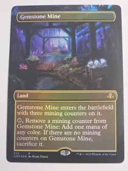 MTG -FOIL Gemstone Mine Borderless - Dominaria Remastered - Image 1