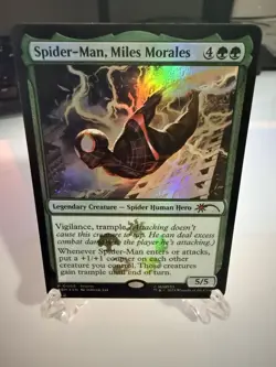 Magic The Gathering Spider-Man, Miles Morales Foil Promo P0008 - Image 1