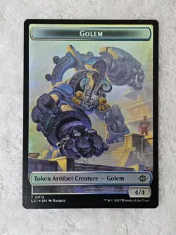 MTG Map Golem 17/13 Double-Sided Token Foil The Lost Caverns of Ixalan T - Image 4