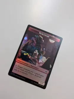 MTG - Mercenary/Map Token (Foil) - Outlaws of Thunder Junction NM/M Condition - Image 2