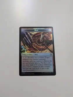 MTG - Mercenary/Map Token (Foil) - Outlaws of Thunder Junction NM/M Condition - Image 4