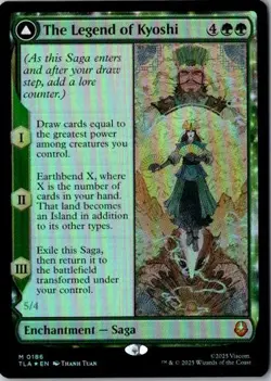 MTG, The Legend of Kyoshi NM Foil Avatar The Last Airbender - Image 1