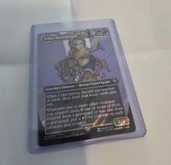 Celes Rune Knight (Borderless) surge foil. Near mint [magic the gathering] - Image 1