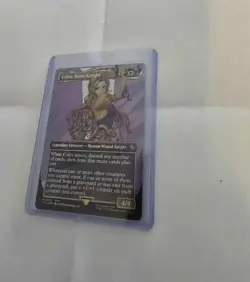 Celes Rune Knight (Borderless) surge foil. Near mint [magic the gathering] - Image 3