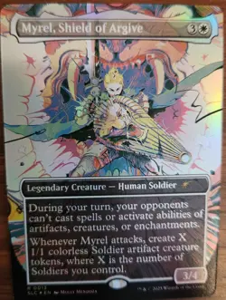 Myrel Shield of Argive Secret Lair FOIL Encyclopedia MTG Magic - Image 2