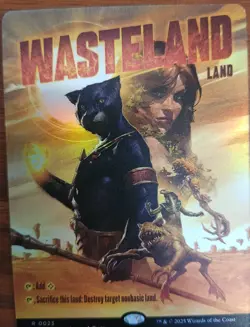 MTG Wasteland - Regular Foil, An Encyclopedia of Magic - Secret Lair 0023 - Image 1