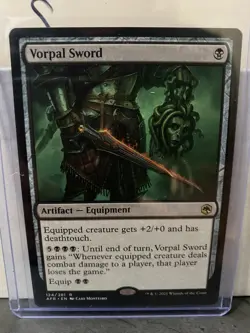 Vorpal Sword #124 (NM) Forgotten Realms AFR Magic MTG - Image 1