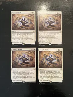 Avatar’s Wrath X4X NM/M Avatar The Last Airbender TLA Magic the Gathering MTG - Image 1