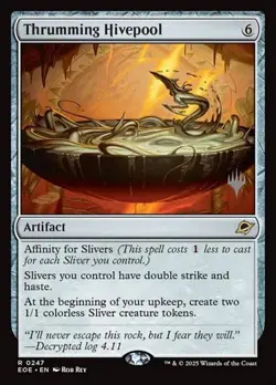 Thrumming Hivepool - Promo EOE NM MTG - Image 1