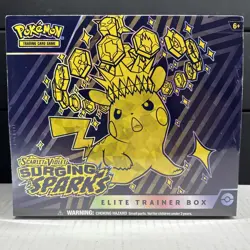 Pokemon TCG Scarlet & Violet Surging Sparks Elite Trainer Box ETB SEALED - Image 1
