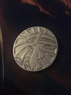 Pokemon Silver Metal Arceus Flip Coin 💎 - Image 1