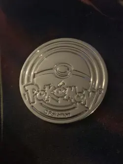 Pokemon Silver Metal Arceus Flip Coin 💎 - Image 2